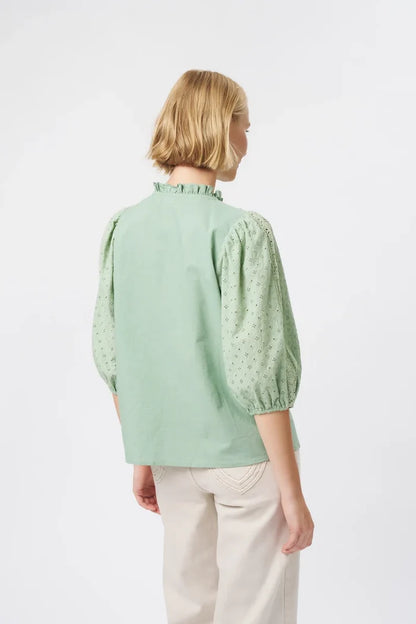 Kireina - Isabella Shirt - Grape Green