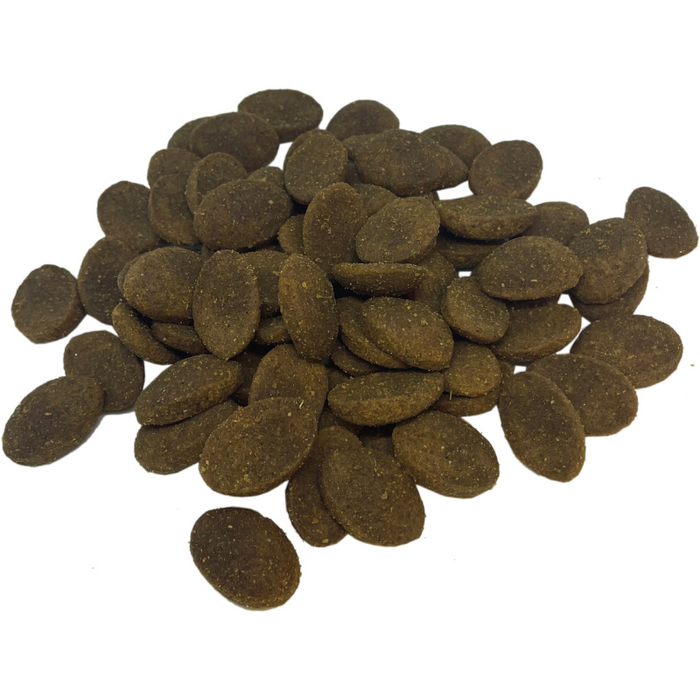 Kynovital Grainfree Kroketten – Größenvergleich Adult und Junior