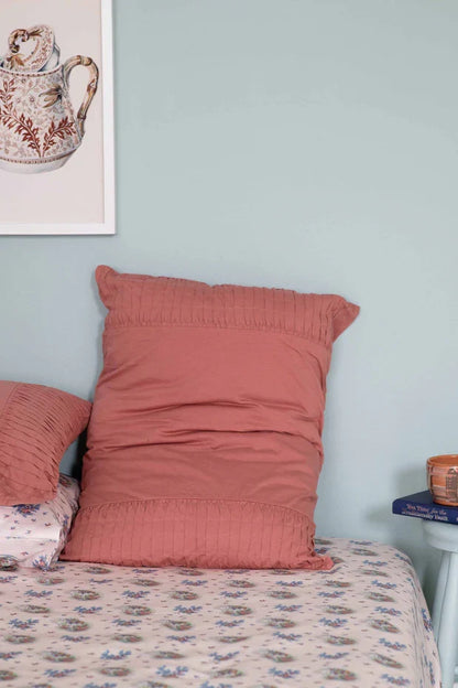 Lazy Bones - Rosette Pillowcase Set of 2 | Cedar