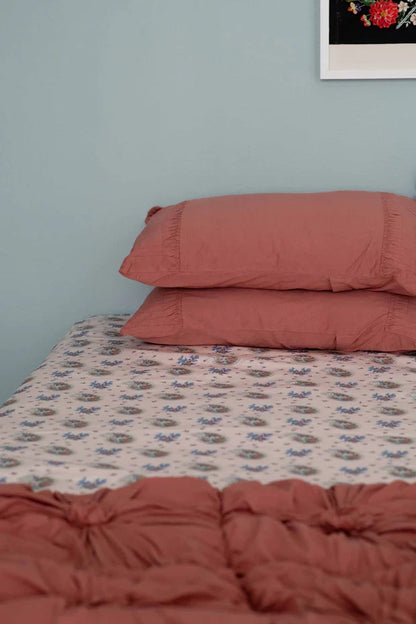 Lazy Bones - Rosette Pillowcase Set of 2 | Cedar