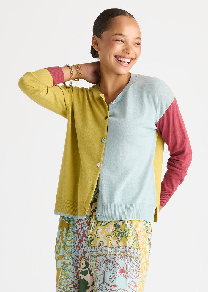 Ld + Co - Colour Block Cardigan