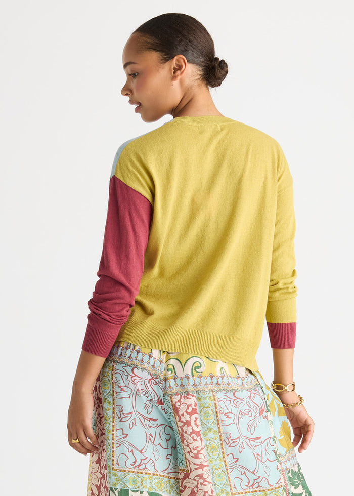 Ld + Co - Colour Block Cardigan