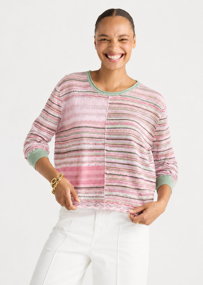 Ld + Co - Mixed Lace Top