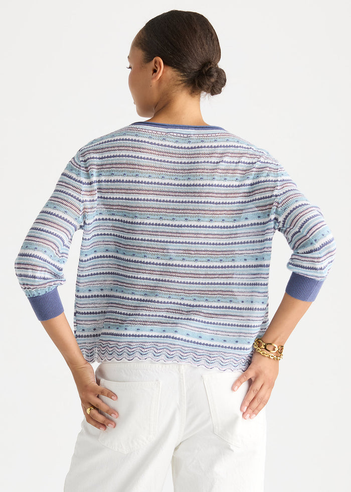 Ld + Co - Mixed Lace Top