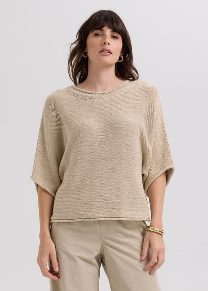 LD & Co - Textured Jumper - Natural (LC7764)