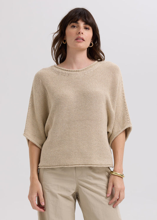 LD & Co - Textured Jumper - Natural (LC7764)