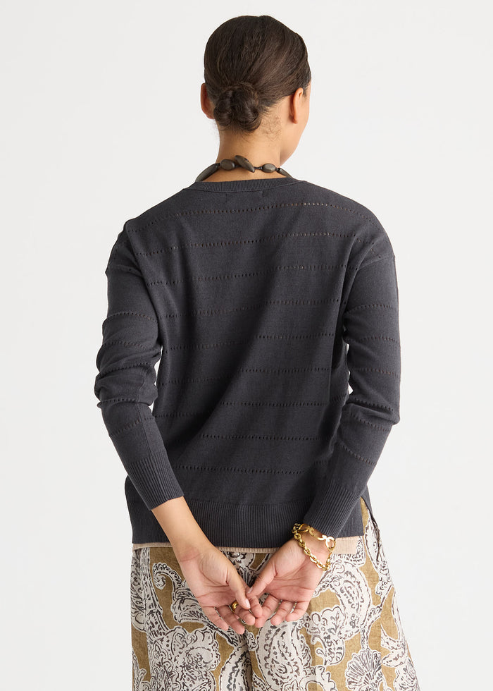 Ld + Co - Textured Linen Jumper