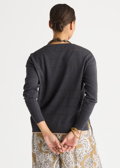 Ld + Co - Textured Linen Jumper