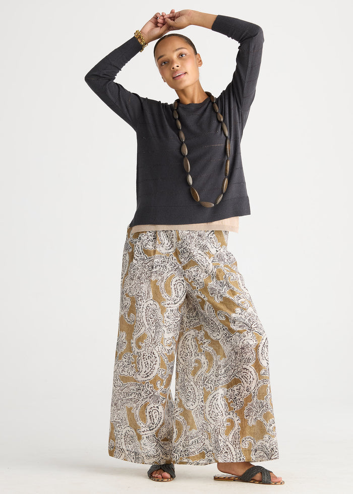 Ld + Co - Textured Linen Jumper
