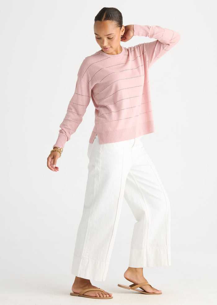Ld + Co - Textured Linen Jumper