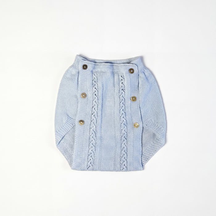 Light Blue Bloomer With Buttons