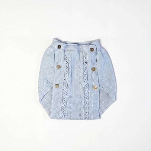 Light Blue Bloomer With Buttons