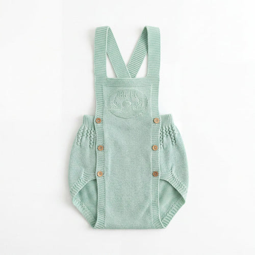 Light Blue Romper — AGÜ Baby Spanish baby clothes