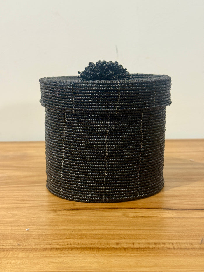 M&H - Beaded Box - Black