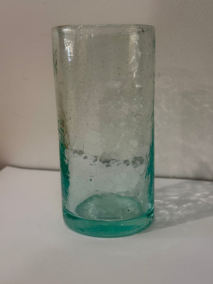 M+H - Crackle Glass Tumbler