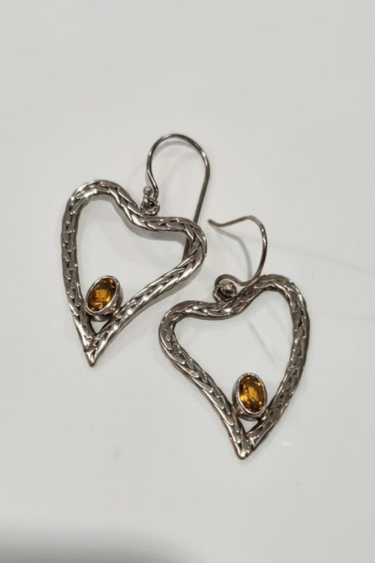 M&H - Heart Earrings