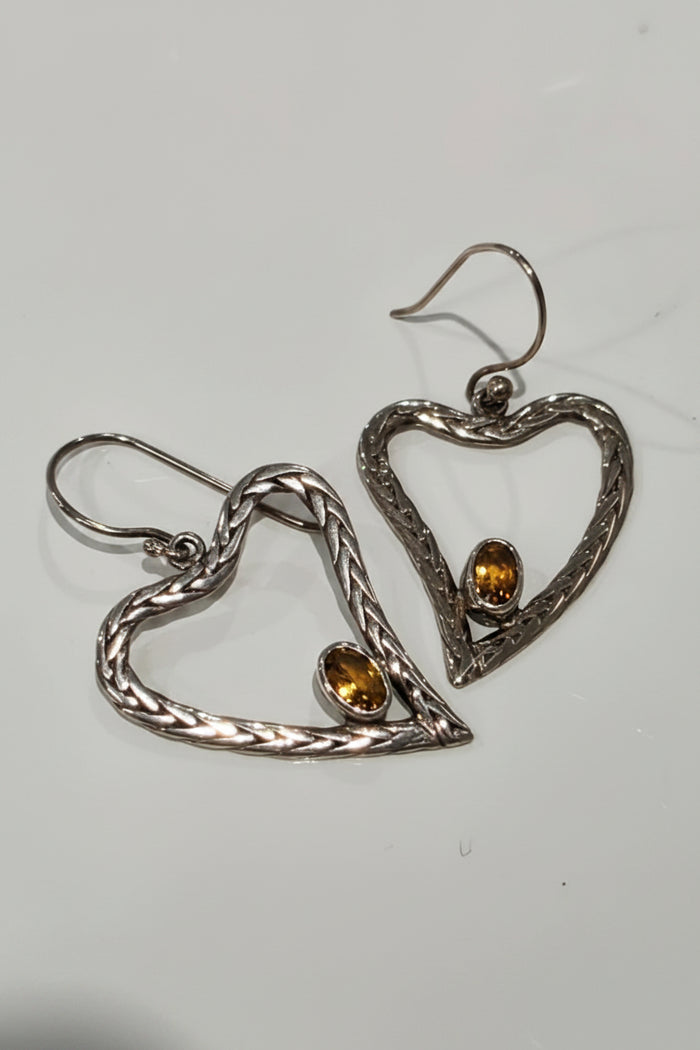 M&H - Heart Earrings