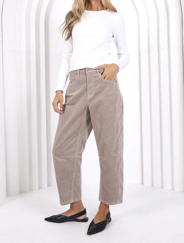 Monaco - Toni Barrel Jeans - Latte - PDN89MJ