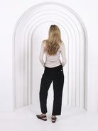 Monaco Toni Barrel Mid Rise Jet Black Cord