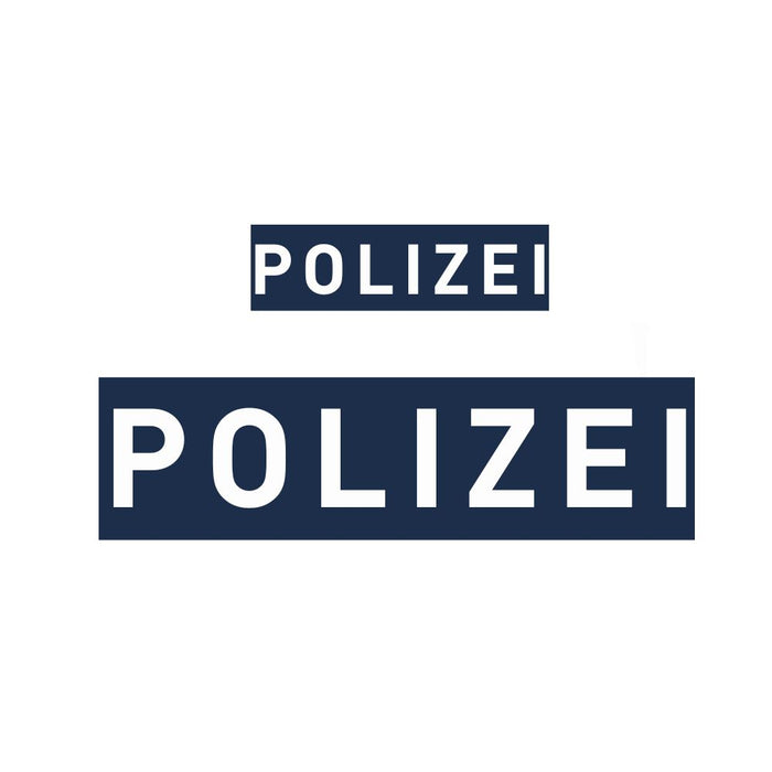 Patch Polizei für IQ Dogsport Hundeführerweste blau – Diensthundeführer