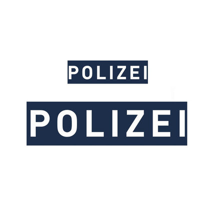 Patch Polizei für IQ Dogsport Hundeführerweste blau – Diensthundeführer