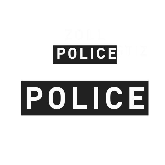 Police Patch für K9 Weste im internationalen Einsatz für Diensthunde und Behörden