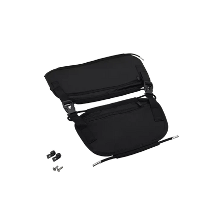 Ripstop Double Rear Bag with Black Bungee Cord