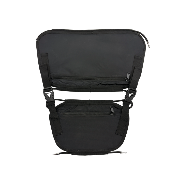 Ripstop Double Rear Bag with Black Bungee Cord