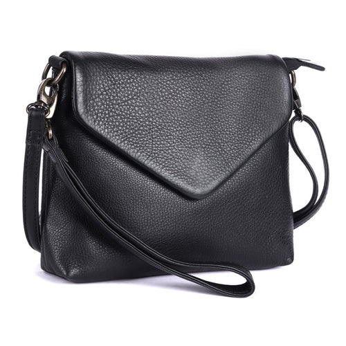 Rugged Hide - Winmalee Envelope Bag | Black