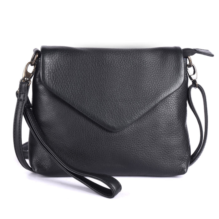 Rugged Hide - Winmalee Envelope Bag | Black