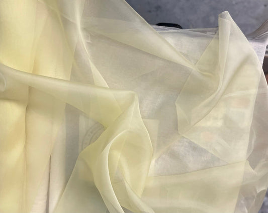 Silk Organza - Limoncello Yellow