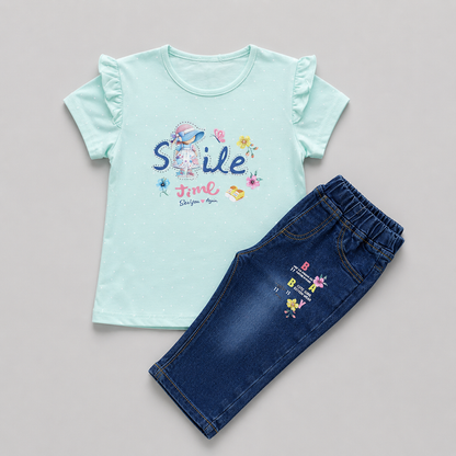 Smile Time Girls Casual Set