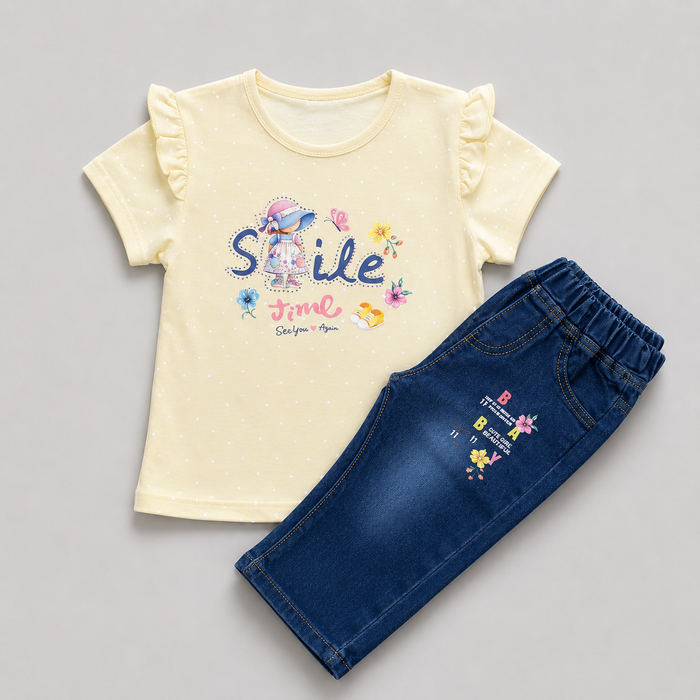 Smile Time Girls Casual Set