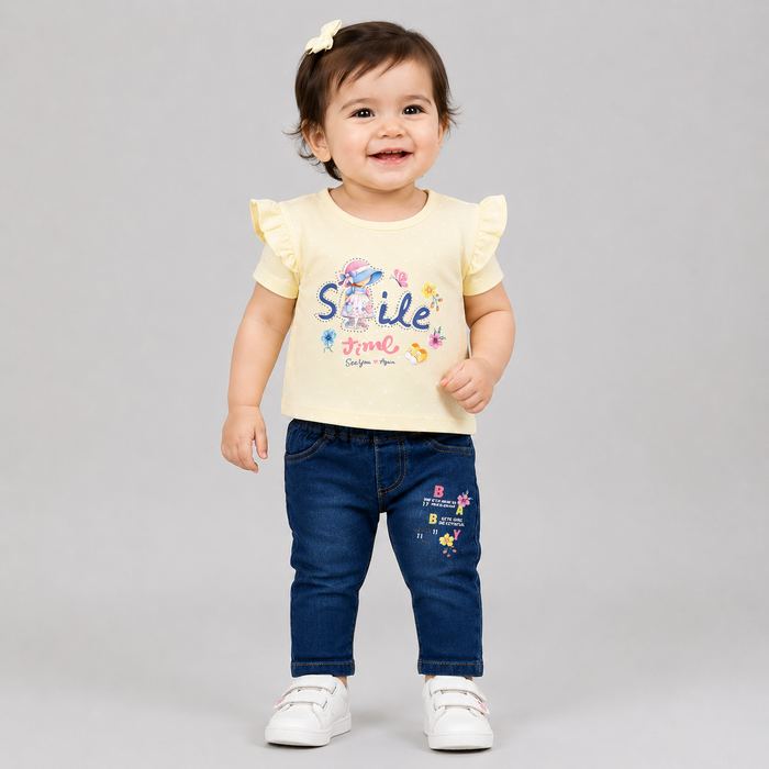 Smile Time Girls Casual Set