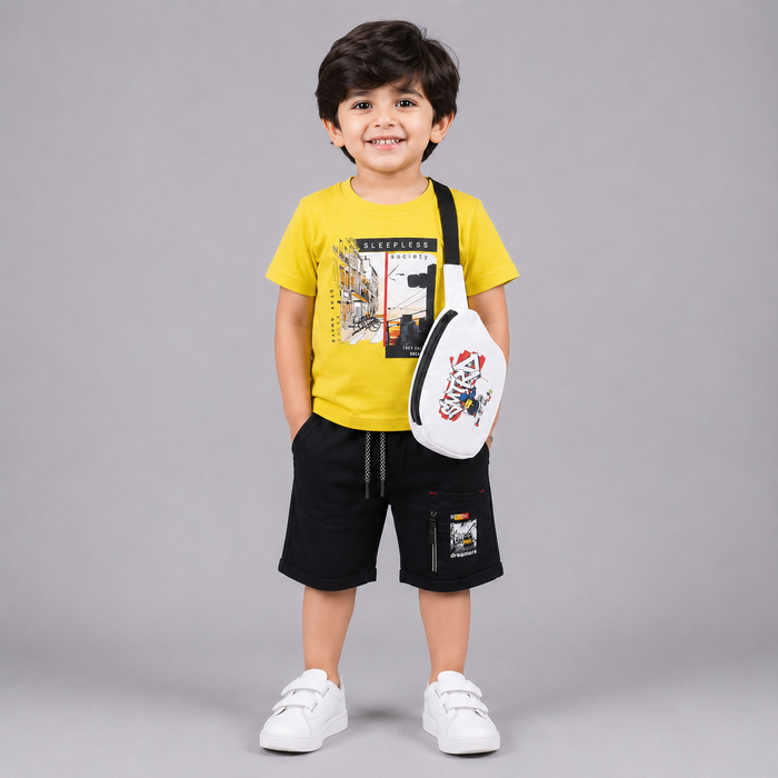 SMTRD Boys 3-Piece Summer Outfit Set