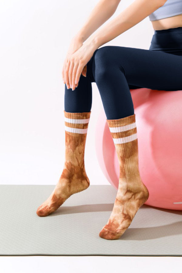 Soar Varsity Tie-Dye Non Slip Grip Socks (2-Pairs)
