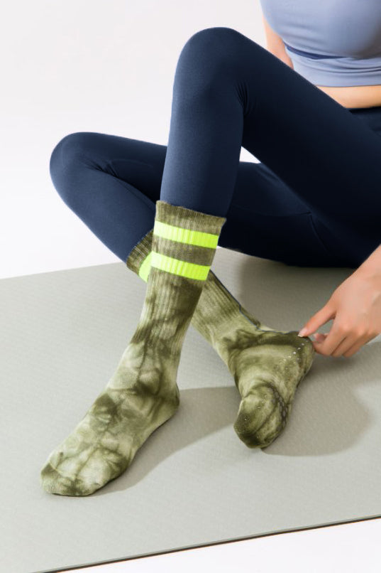 Soar Varsity Tie-Dye Non Slip Grip Socks