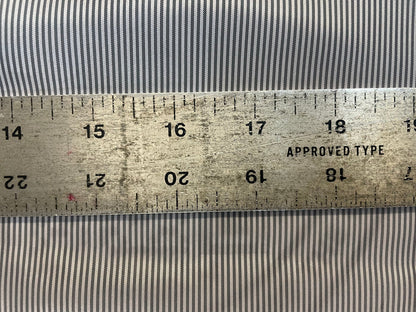 Stripe Print Poly lining - Grey / White
