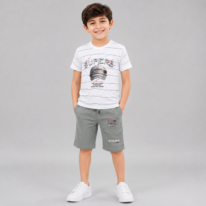Superb Active Wear Boys Summer Set