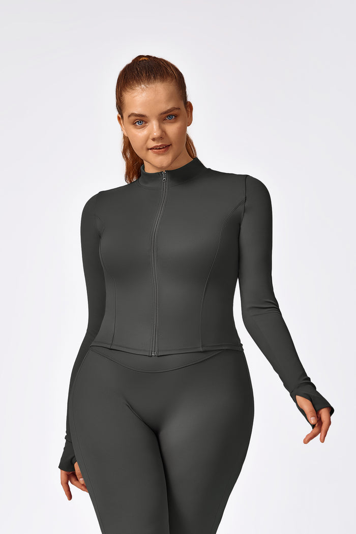 Superset Curvy Zipper Up Jacket (Seasonal)