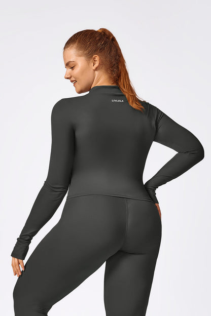 Superset Curvy Zipper Up Jacket (Seasonal)