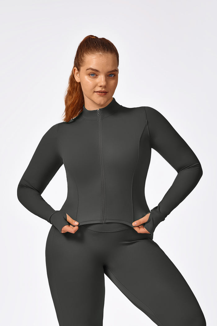 Superset Curvy Zipper Up Jacket (Seasonal)