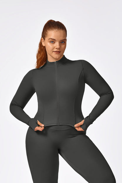 Superset Curvy Zipper Up Jacket (Seasonal)