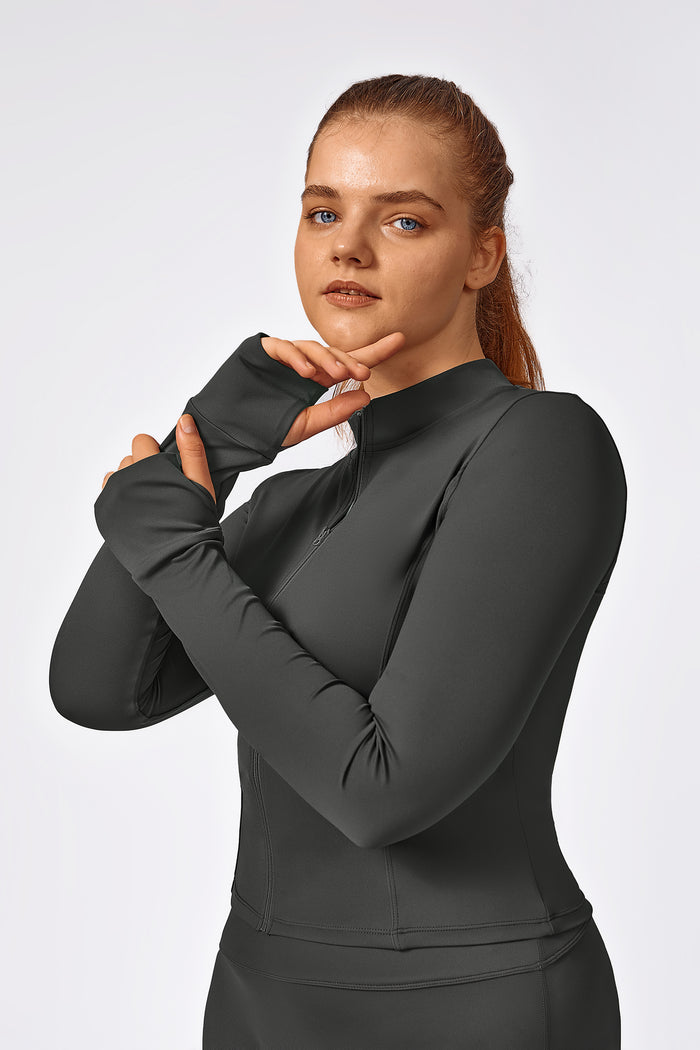 Superset Curvy Zipper Up Jacket (Seasonal)