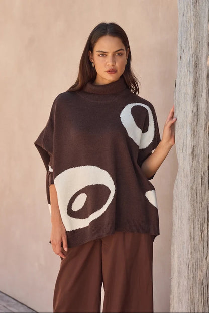 Tirelli - Retro Circle Print Top