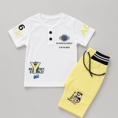 Urban Explorer Boys Summer Shorts Set