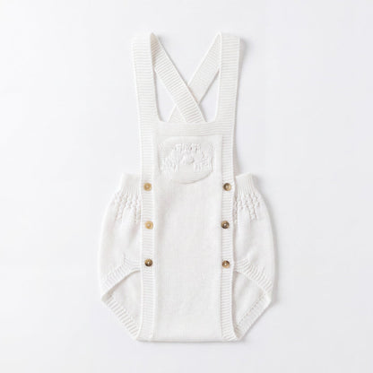 White Romper — AGÜ Baby Spanish baby clothes