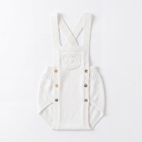 White Romper — AGÜ Baby Spanish baby clothes