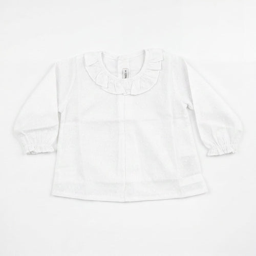 White Shirt Collar Plumeti — AGÜ Baby Spanish baby clothes
