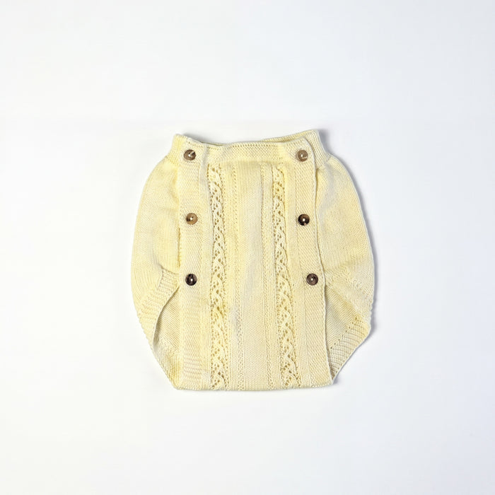 Yellow Bloomer With Buttons